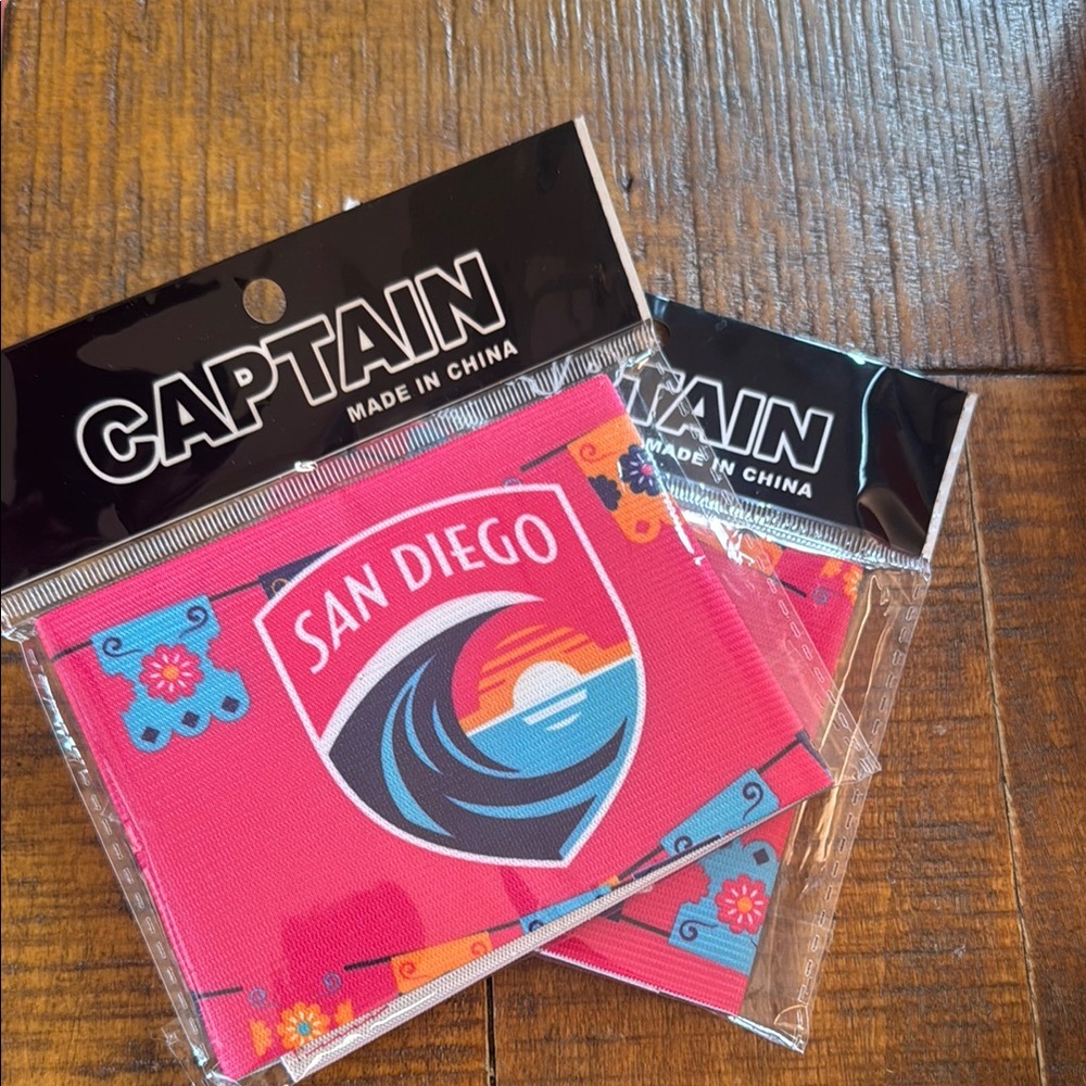 NEW San Diego Wave FC Soccer Captain Armbands